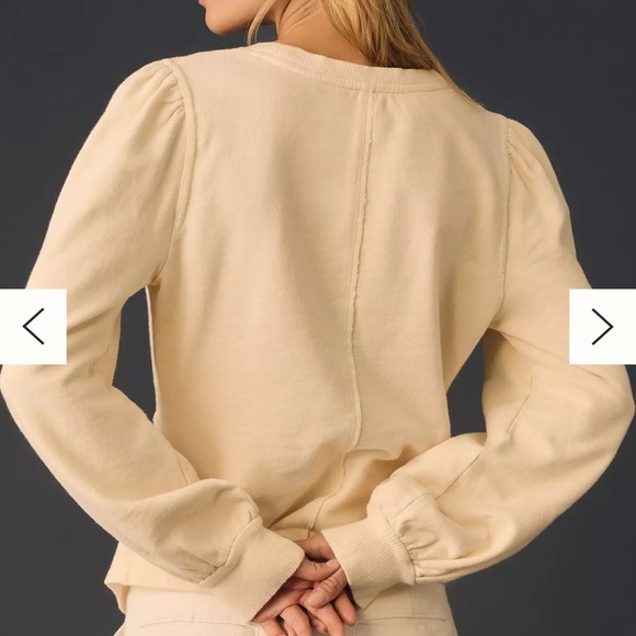 BNWT Anthropologie Pilcro Twist-Front Sweatshirt - Picture 2 of 5